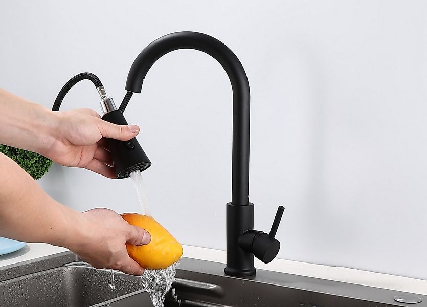 Homeline Küchenarmatur Küchenarmatur 360° Wasserhahn Küche Mischbatterie Sp günstig online kaufen