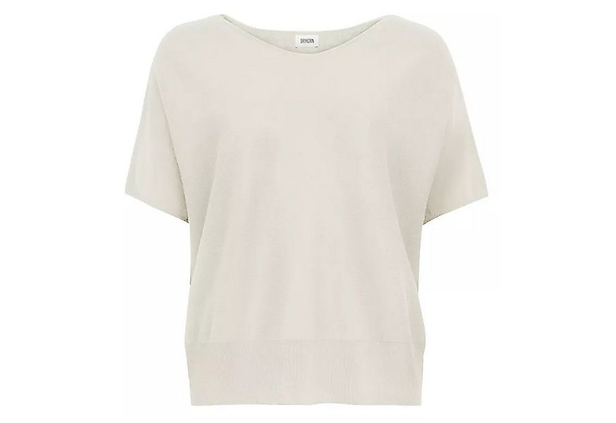 Drykorn Kurzarmpullover Strickshirt SOMELI aus Baumwolle günstig online kaufen