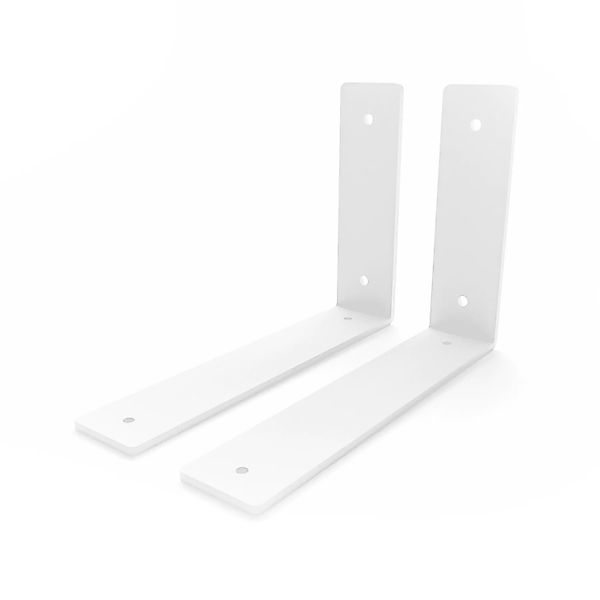 HEVVA Regalwinkel FREIBERG 20 cm Tief 2er Set Weiß günstig online kaufen