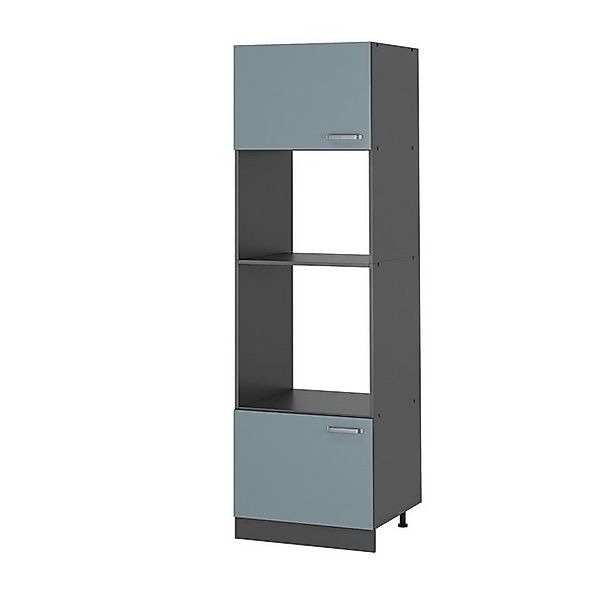 Vicco Mikrowellenschrank R-Line Küchenregal für die Mikrowelle Blau-Grau/An günstig online kaufen