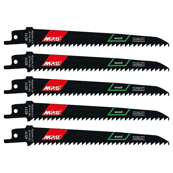 MPS CV-Säbelsägeblatt Für 6-100mm Materialstärke 5 Stück günstig online kaufen