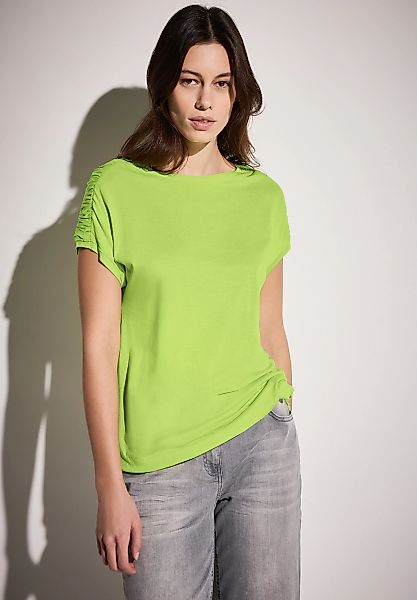 Cecil T-Shirt mit Tunnelzug am Saum günstig online kaufen