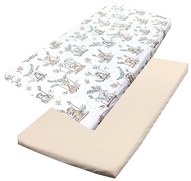 TupTam Spannbettlaken Baby Spannbettlaken Spannbetttuch für Babybett Kinder günstig online kaufen