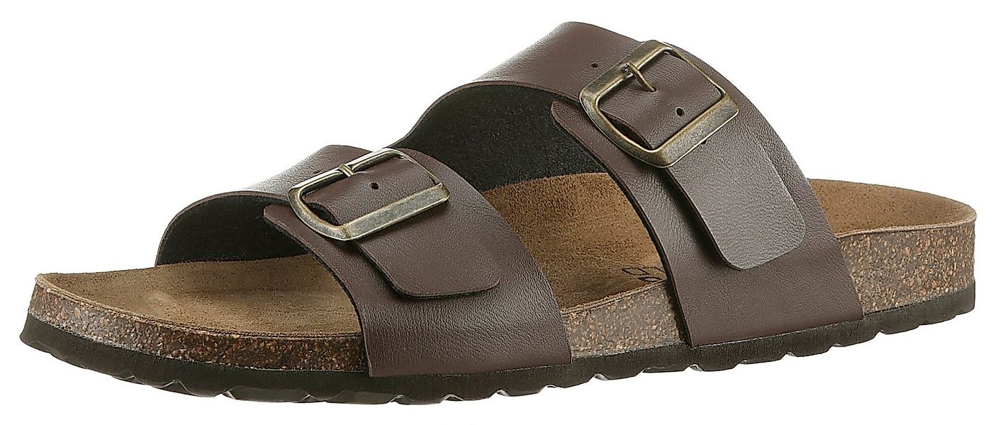 Man's World Pantolette, Schlappen, Sommerschuh, Hausschuh mit vorgeformtem günstig online kaufen
