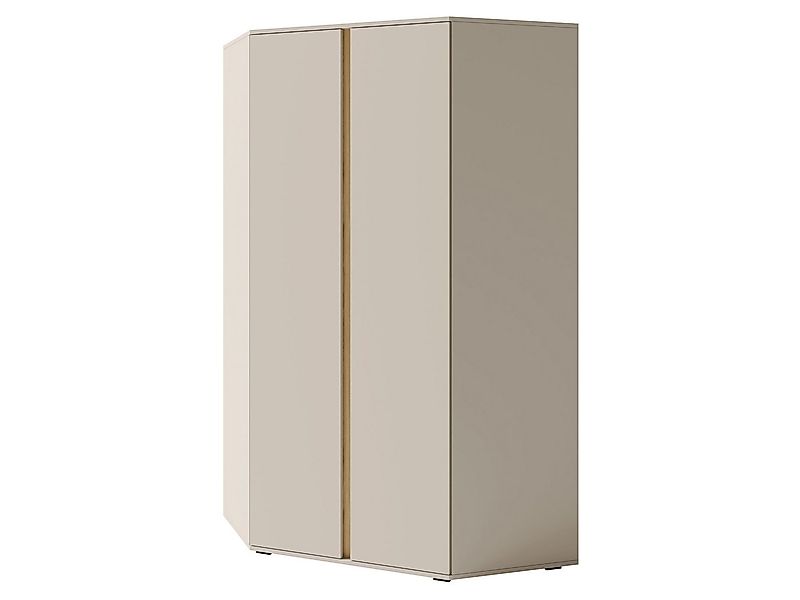 Beautysofa Eckschrank LICO 2-türig – Kleiderschrank mit 8 Regalböden, 2 Kle günstig online kaufen