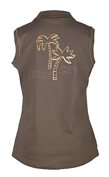 girls golf Poloshirt Girls Golf Polo Golden Palm Trees Sleeveless Oliv Dame günstig online kaufen