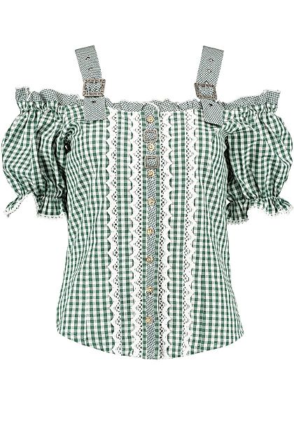 OS Trachten Trachtenbluse Ximira Tailliert, Bluse günstig online kaufen