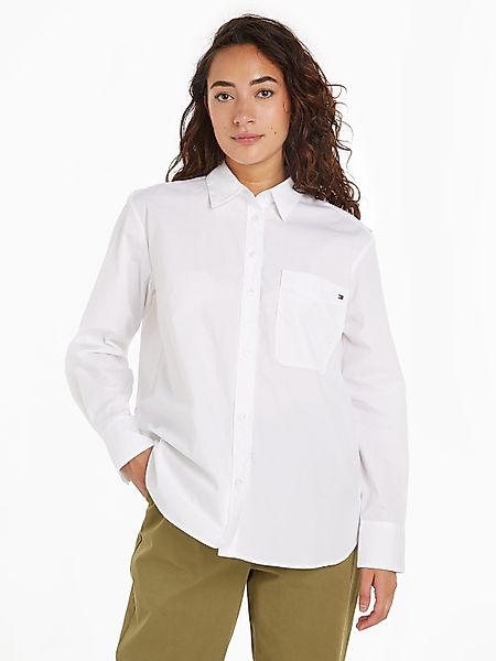 Tommy Hilfiger Hemdbluse SOLID COTTON EASY günstig online kaufen