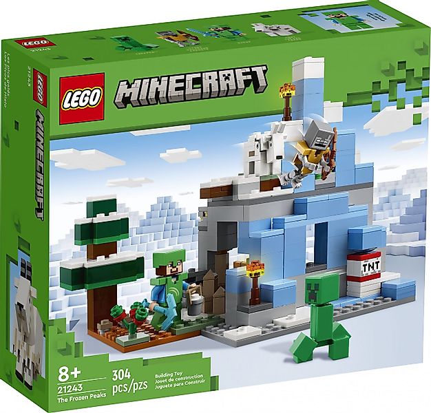 LEGO® LEGO® Minecraft 21243 Die Vereisten Gipfel Konstruktionsspielsteine, günstig online kaufen