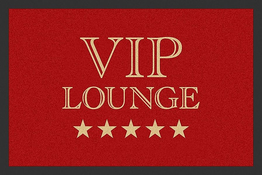 Rockbites Fußmatte Rockbites - Fußmatte Türmatte "VIP LOUNGE" Rot Nr. 15 (1 günstig online kaufen