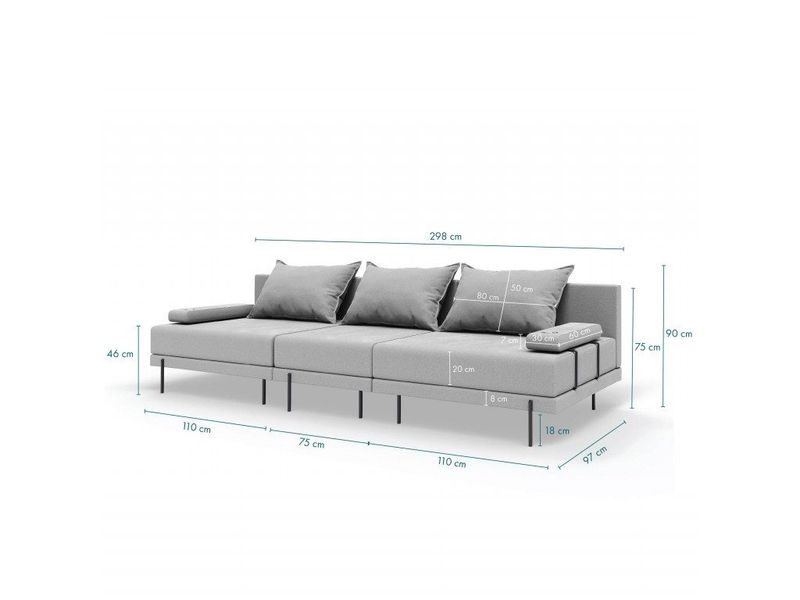 TRADA Gartenlounge-Set Gartensofa beständig gegen Sonnenlicht günstig online kaufen