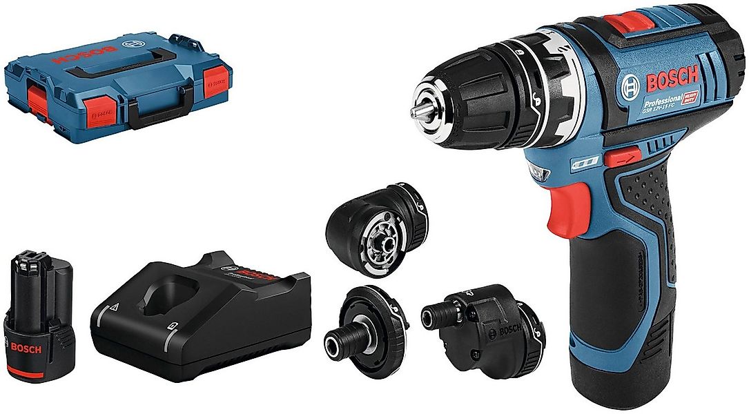 Bosch Professional Akku-Bohrschrauber GSR 12V-15, max. 1300 U/min, (Set), i günstig online kaufen