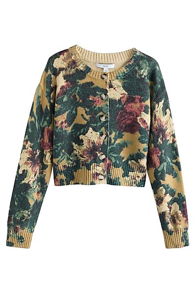 Next Strickjacke Strickjacke mit Rundhalsausschnitt (1-tlg) günstig online kaufen