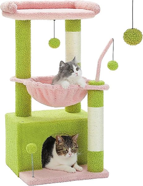 Purpurra Kratzbaum Kaktus Katzenbaum mit Hängematte günstig online kaufen