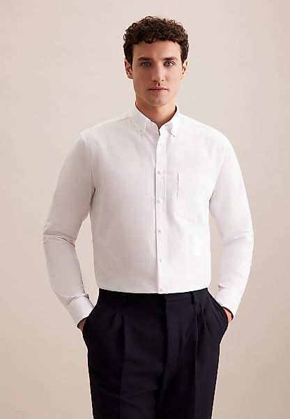 seidensticker Businesshemd "Regular", Regular Langarm Button-Down-Kragen Un günstig online kaufen