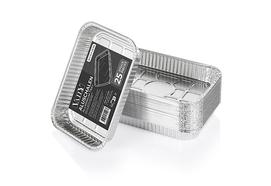 Vaily Tropfschale Alu Grillschalen Klein - Fettauffangschale - 22 x 15 cm, günstig online kaufen