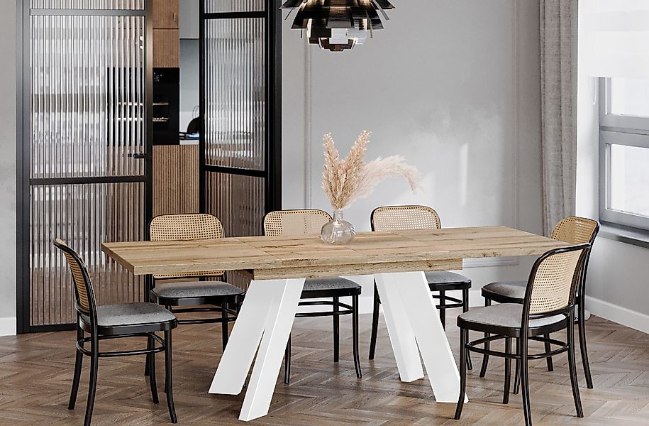 Endo-Moebel Esstisch "Coso" 130-210cm ausziehbar, erweiterbar, günstig online kaufen