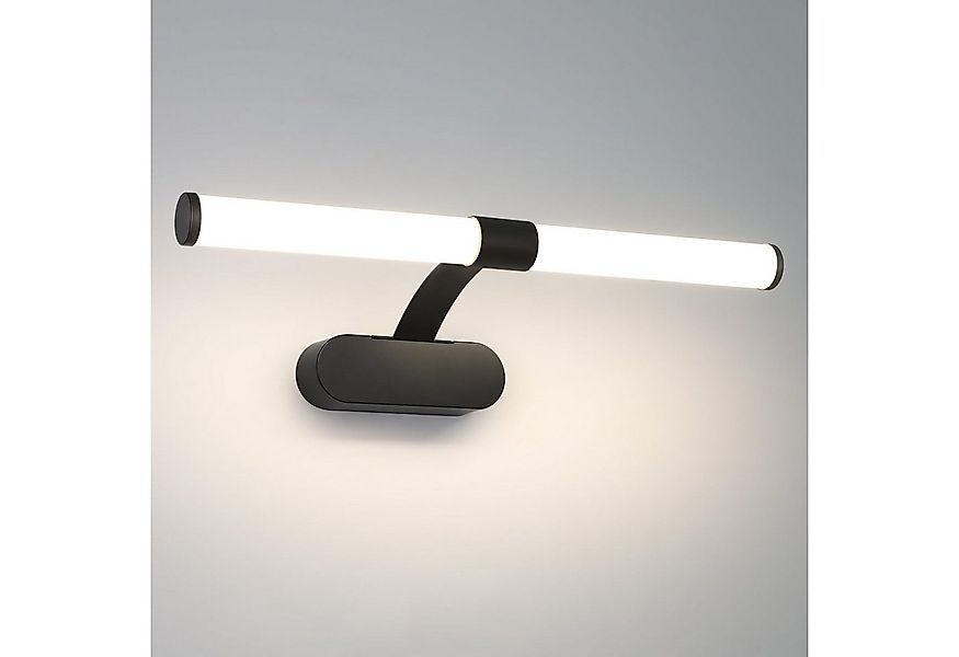 Nettlife LED Spiegelleuchte Zimmer 4000K Spiegellampe Schwarz/Weiß, LED fes günstig online kaufen