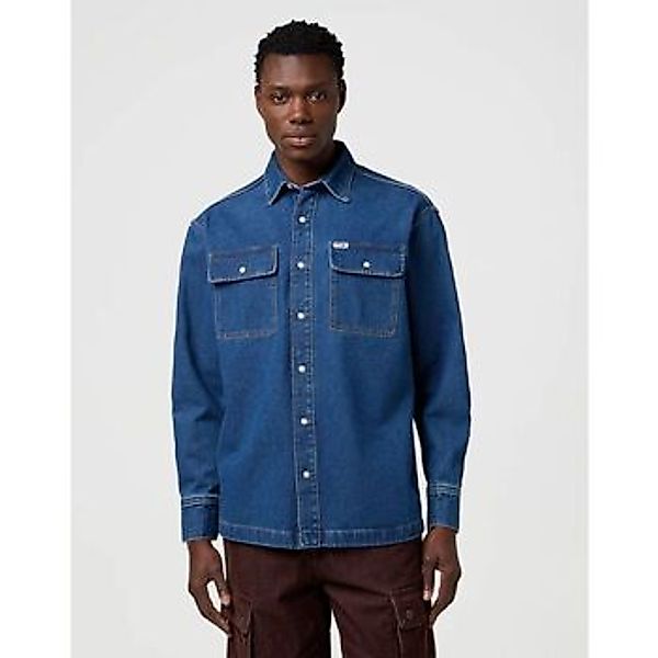 Wrangler  Hemdbluse 112371546 OVERSHIRT-RETRO BLUE günstig online kaufen