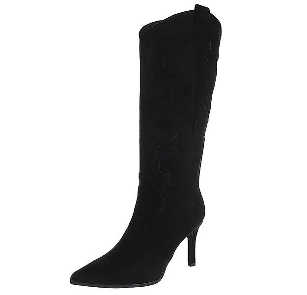 Ital-Design Elegante Stiefel mit hohem Absatz und filigranen Details High-H günstig online kaufen