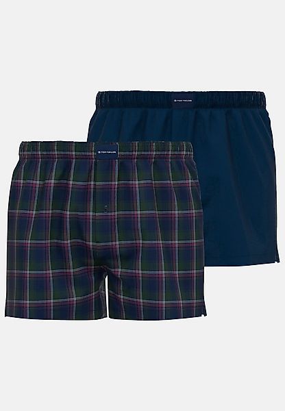 TOM TAILOR Boxershorts Milos (2er Pack) bequem, leicht, Logopatch, basic, k günstig online kaufen