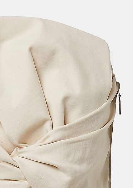 Comma Blusentop Festive Schluppenbluse mit Smok-Detail, comma x Füsun Lindn günstig online kaufen