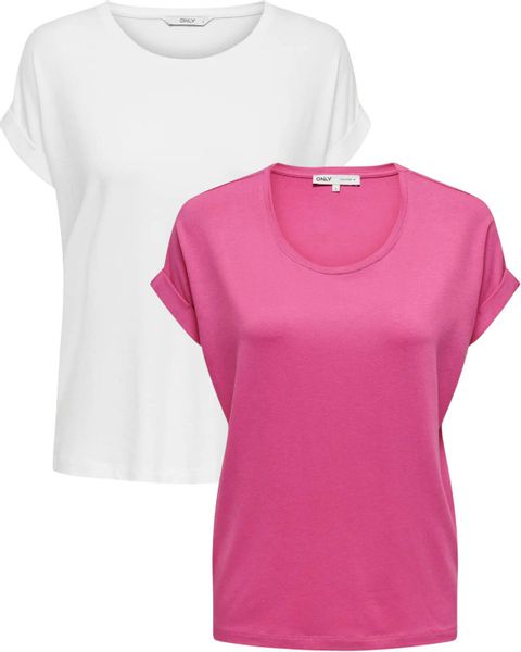 ONLY T-Shirt Stilvolles Basic Shirt mit günstig online kaufen