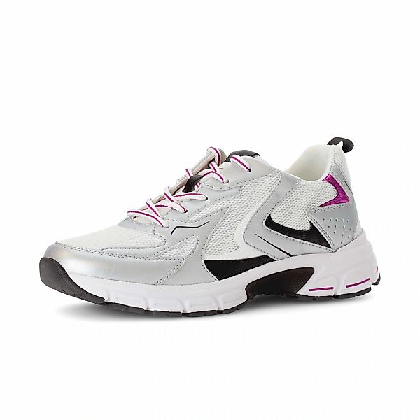 Gabor Sneaker "Sneaker low Materialmix Leder/Lederimitat" günstig online kaufen