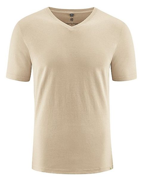 HempAge T-Shirt V-Kragen T-Shirt günstig online kaufen