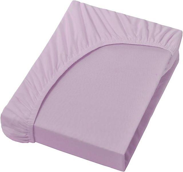 Janine Spannbettlaken Janine Spannbetttuch Mako-Feinjersey 5007, Baumwolle, günstig online kaufen