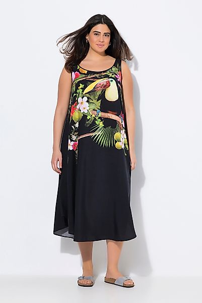 Ulla Popken Maxikleid Midikleid Tukan A-Linie günstig online kaufen