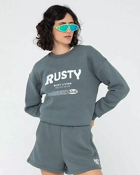 Rusty Sweatshirt BUSY LIVING RELAXED CREW FLEECE günstig online kaufen