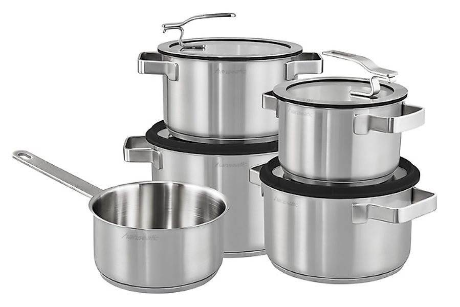 Hanseatic Topf-Set »STYLE«, Edelstahl 18/10, (Set, 9 tlg., Fleischtopf 1x 1 günstig online kaufen