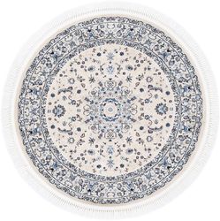 carpetfine Teppich "Nain Diane" rund 8 mm Höhe Kurzflorteppich, Orient Look günstig online kaufen