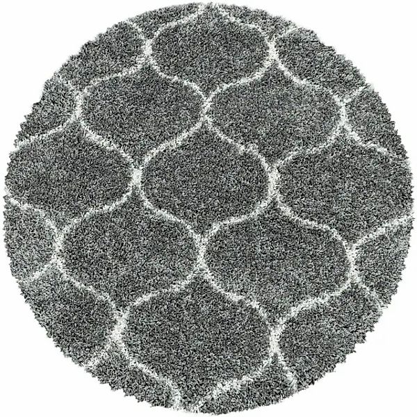 Ayyildiz Teppiche Hochflor-Teppich »SALSA 3201«, rund, 50 mm Höhe, auch rec günstig online kaufen