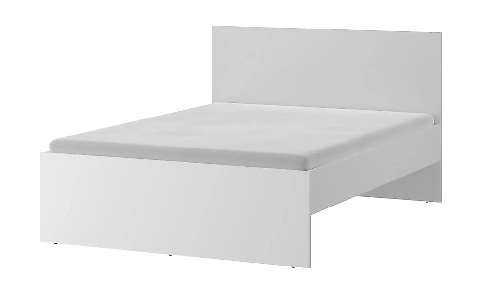 Bett  Marlow ¦ weiß ¦ Maße (cm): B: 125,3 H: 87,5 T: 204.9 Betten > Bettges günstig online kaufen