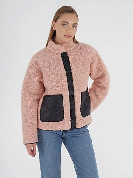 Freshlions Plüschjacke Freshlions Plush Coat With Pockets Jacket pink XL günstig online kaufen