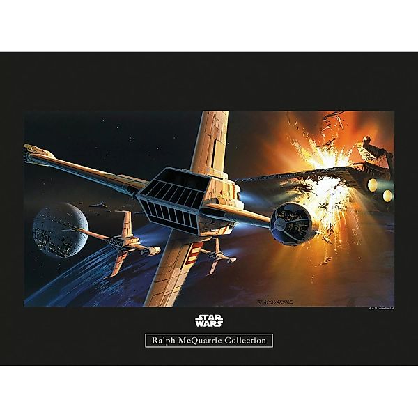 Komar Wandbild Star Wars Orbit War 40 x 30 cm günstig online kaufen
