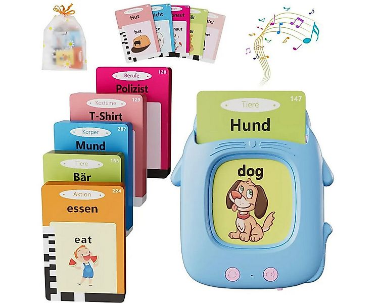 Novzep Lernspielzeug Englisch Lernkarten Lernspielzeug, 112 Blätter 224 Wör günstig online kaufen