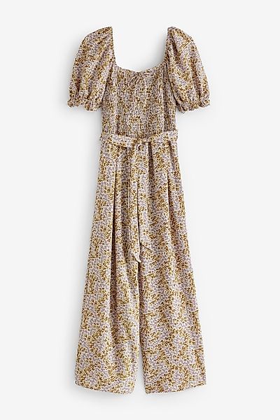 Next Jumpsuit Kurzärmliger geknoteter Overall – günstig online kaufen