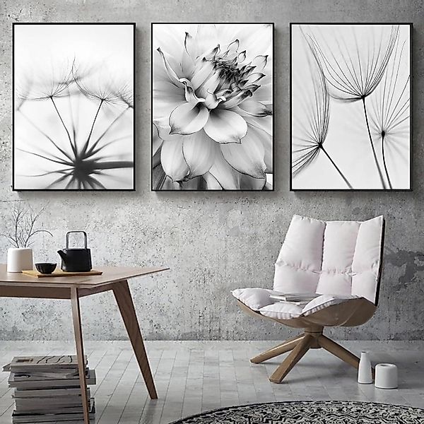 Trayosin Poster 3-teiliges Poster Set Pflanzenmotiv günstig online kaufen