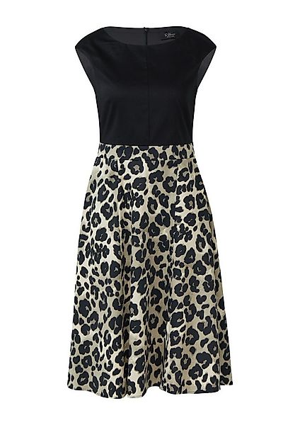 s.Oliver Midikleid Kleid Ausgestelltes Etuikleid mit Leo-Rock günstig online kaufen