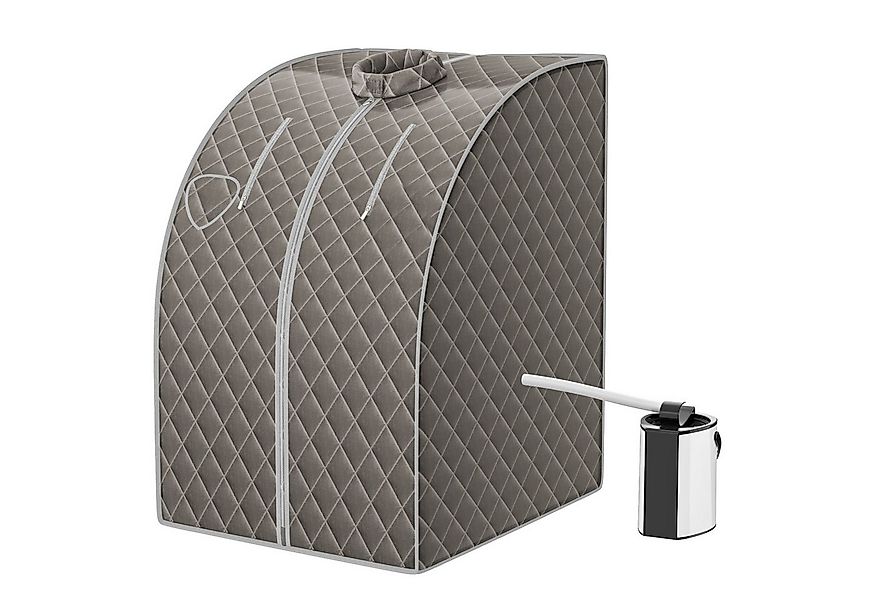 COSTWAY Sauna 3L Dampfsauna, 1000W, mit Sitz günstig online kaufen