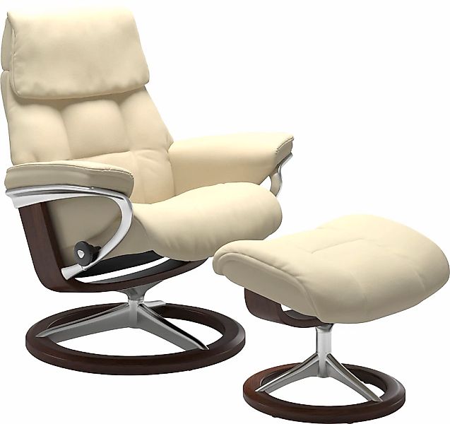 Stressless Hocker "Ruby" mit Signature Base, Gestell Eiche, Wenge, Braun & günstig online kaufen