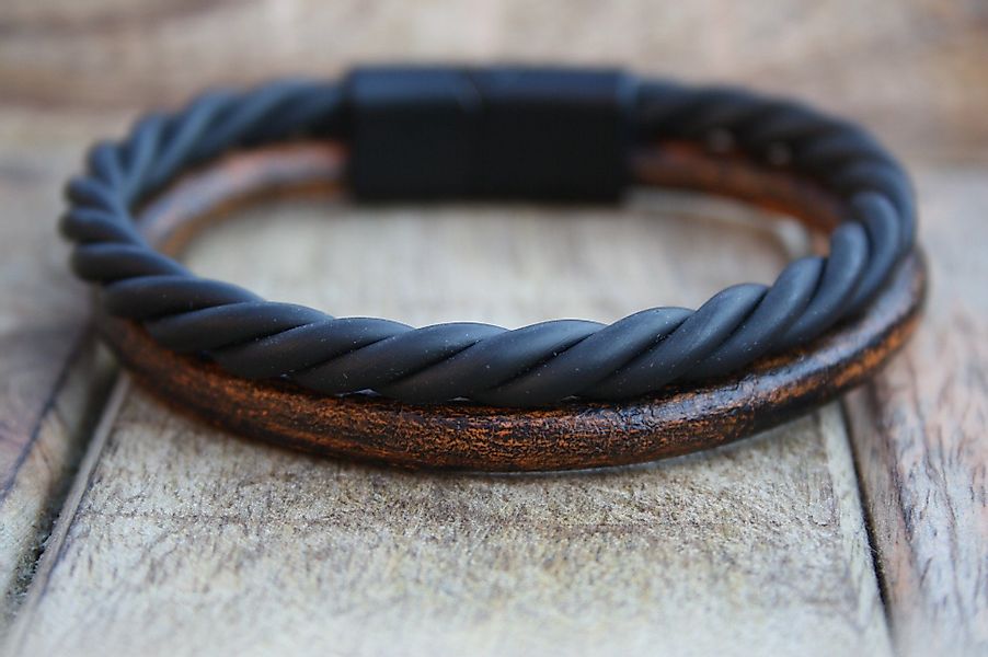 NAHLE Lederarmband Herren Leder Armband (1-tlg), günstig online kaufen