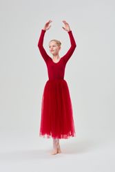 tanzmuster Tüllrock Langer Tüllrock Luna, zwei günstig online kaufen