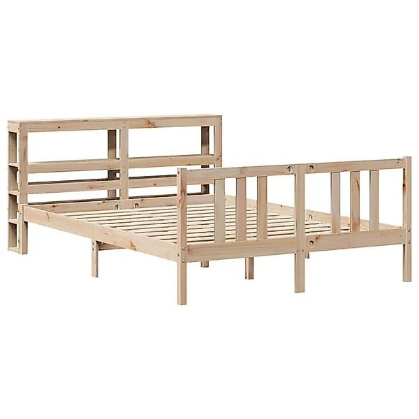 vidaXL Bettgestell mit Kopfteil ohne Matratze 120x200 cm 3305967 günstig online kaufen
