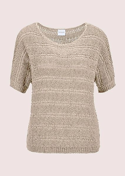 MADELEINE Longpullover "Pullover Bändchen-Pullover mit Glanz-Effekt" günstig online kaufen