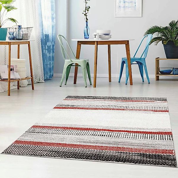 Carpet City Teppich "Moda 1142" rechteckig 11 mm Höhe Läufer, Kurzflor, Woh günstig online kaufen