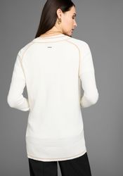 HECHTER PARIS Longstrickjacke mit modischen Kontrastlinien günstig online kaufen